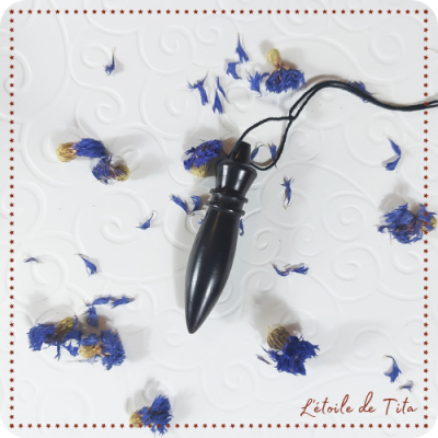 Pendule Egyptien en buis noir