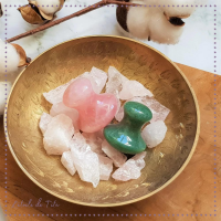champignon quartz rose