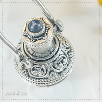 Pendentif fiole magie wicca ésotérisme