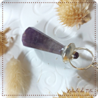 Pendule de radiesthésie, améthyste, ésotérisme, boutique ésotérique, wicca