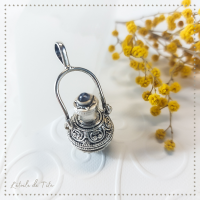 Pendentif fiole magie wicca ésotérisme