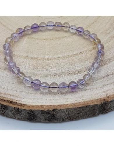 Bracelet ametrine 6mm