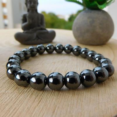 Bracelet hematite 8mm vueface 1000x1000