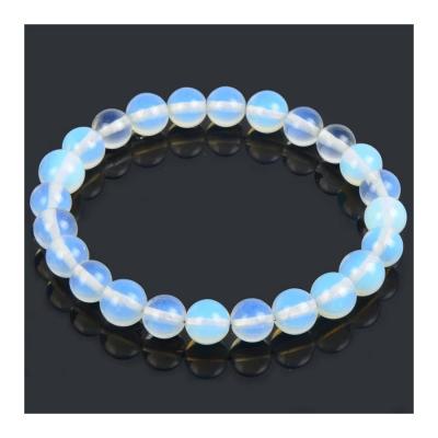 Bracelet lithotherapie en opalite espoir purete amour