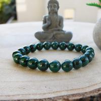 Bracelet malachite 8mm face