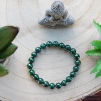 Bracelet malachite 8mm haut