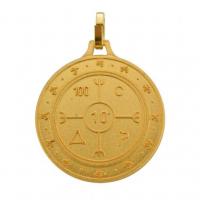 Medaille talismanique pentacle de desenvoutement